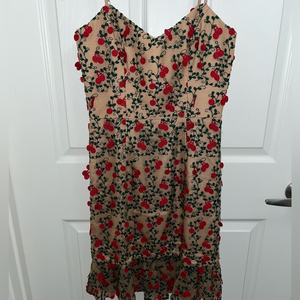 Dress The Population Cherry dress, S